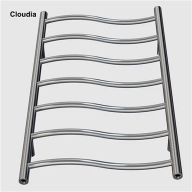 Kylpyhuoneen pyyhepatterit ruostumatonta terästä