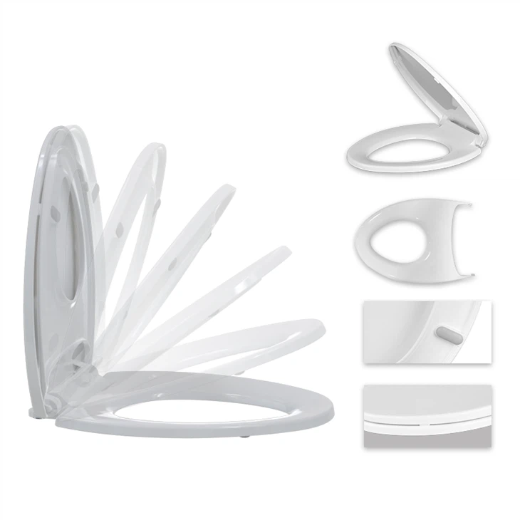 elongated toilet seat with built in potty training seat